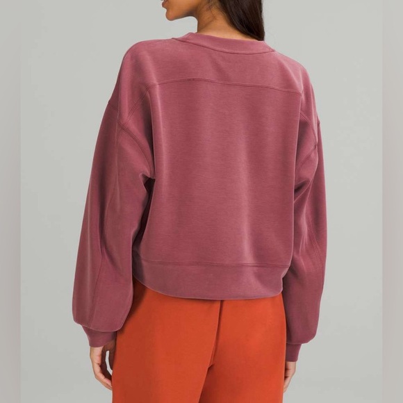 NWOT Lululemon Perfectly Oversized Cropped Crew *Softstreme - Picture 6 of 6